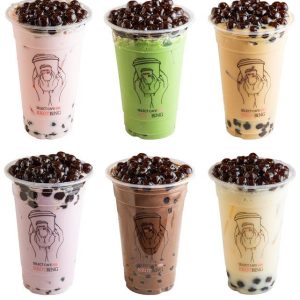 trà sữa trân châu nhiều màu sắc